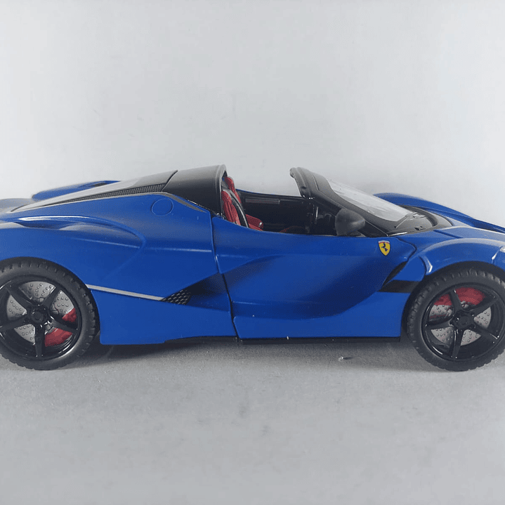 Ferrari LaFerrari  aperta AZUL, Escala 1/24 leds 2