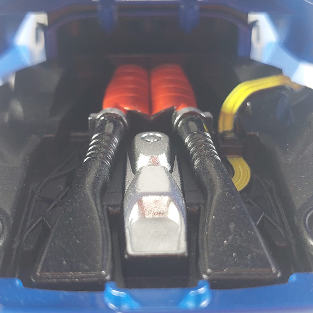 Ferrari LaFerrari  aperta AZUL, Escala 1/24 leds 7