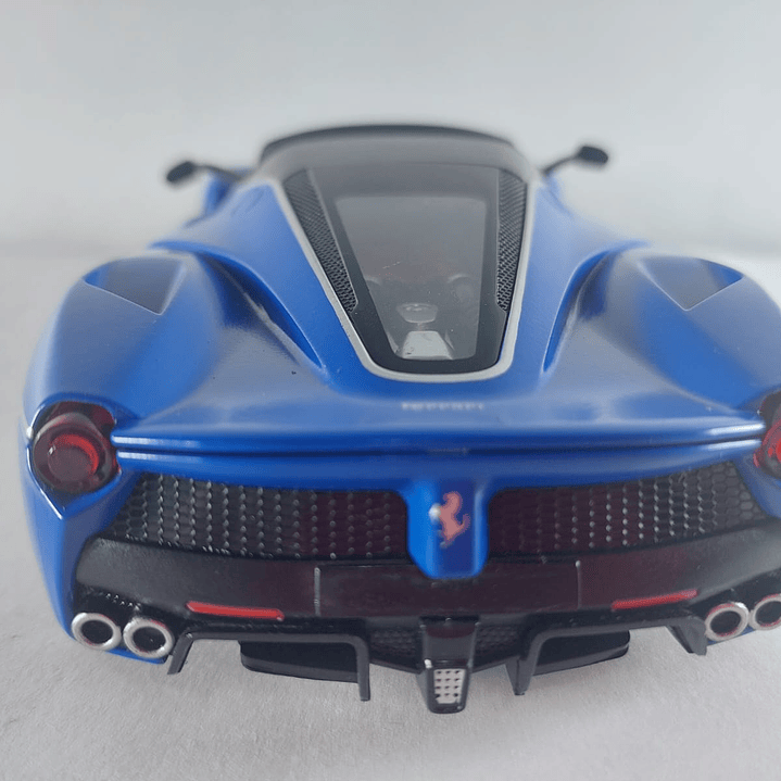 Ferrari LaFerrari  aperta AZUL, Escala 1/24 leds 9
