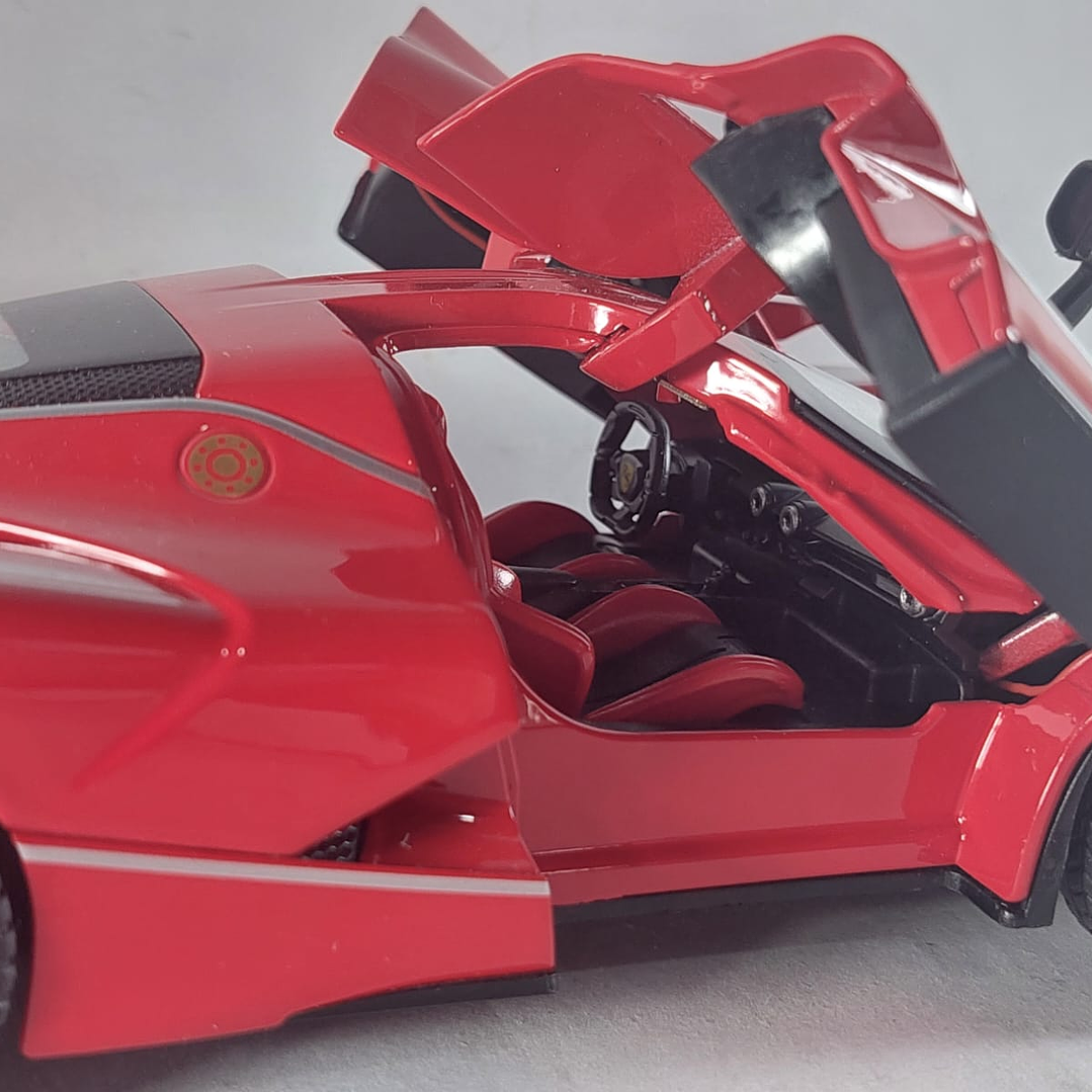 Ferrari LaFerrari  aperta ROJO LIVERY Escala 1/24 4