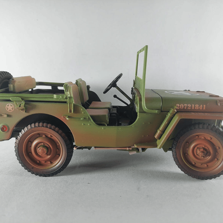 Jeep willys Militar, KDW, Escala 1-18 1