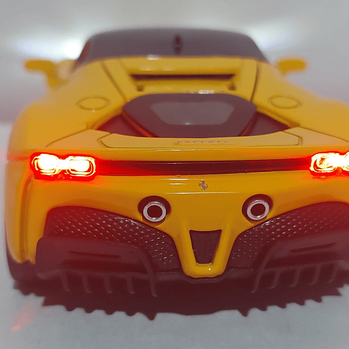 Ferrari SF 90, AMARILLO Escala 1/32, Marca CHINA  2