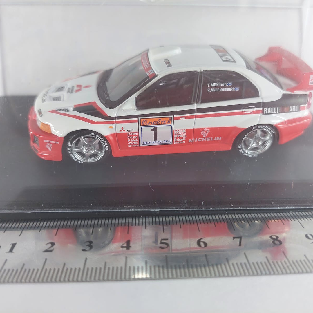Mitsubishi Lancer Evolution V wrc, ixo, Escala 1-43 3