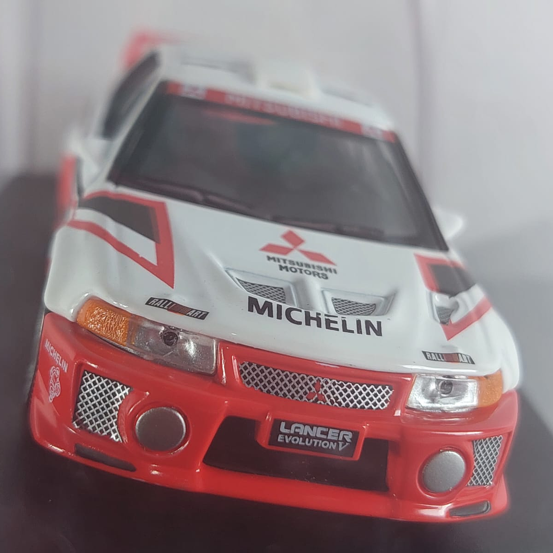 Mitsubishi Lancer Evolution V wrc, ixo, Escala 1-43 1