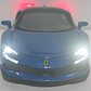 Ferrari SF 90, AZUL Escala 1/32, Marca CHINA - - Miniatura 1