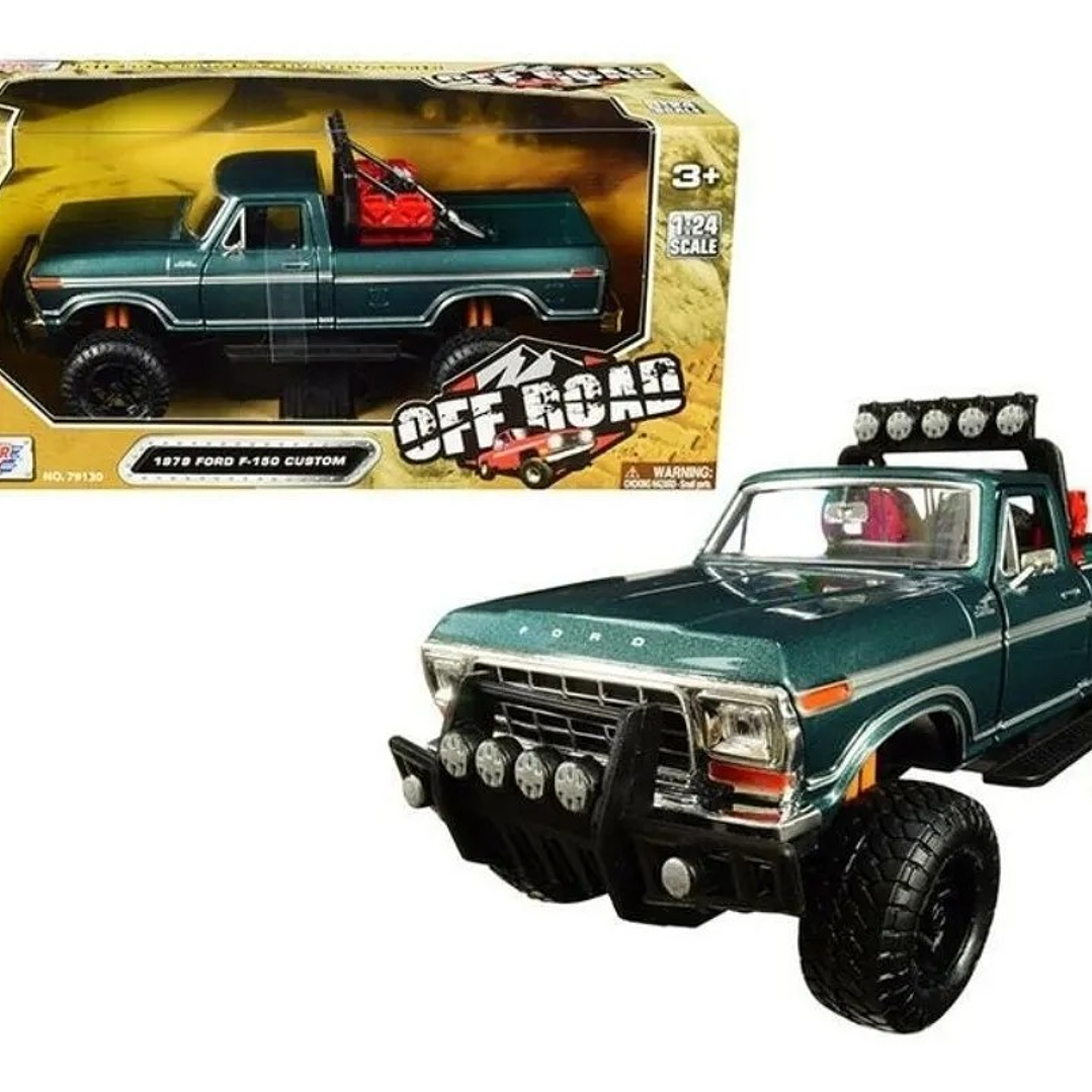 Ford F 150 1979 CUSTOM, Motor Max, Escala 1-24 3