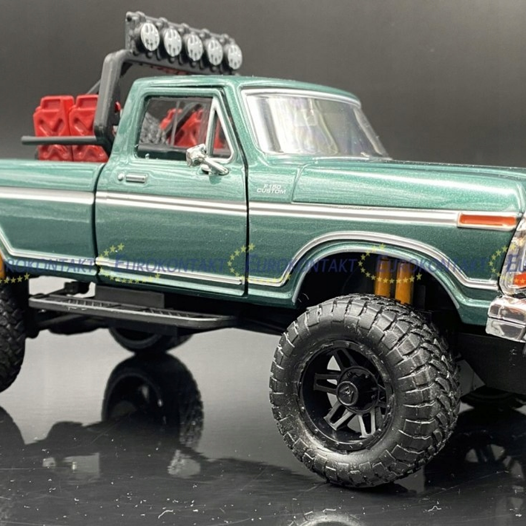 Ford F 150 1979 CUSTOM, Motor Max, Escala 1-24 4