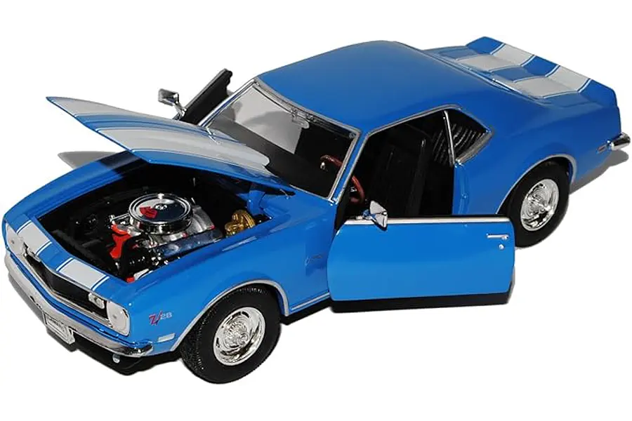 Chevrolet Camaro Z28 1968 AZUL WELLY ESCALA 1/24