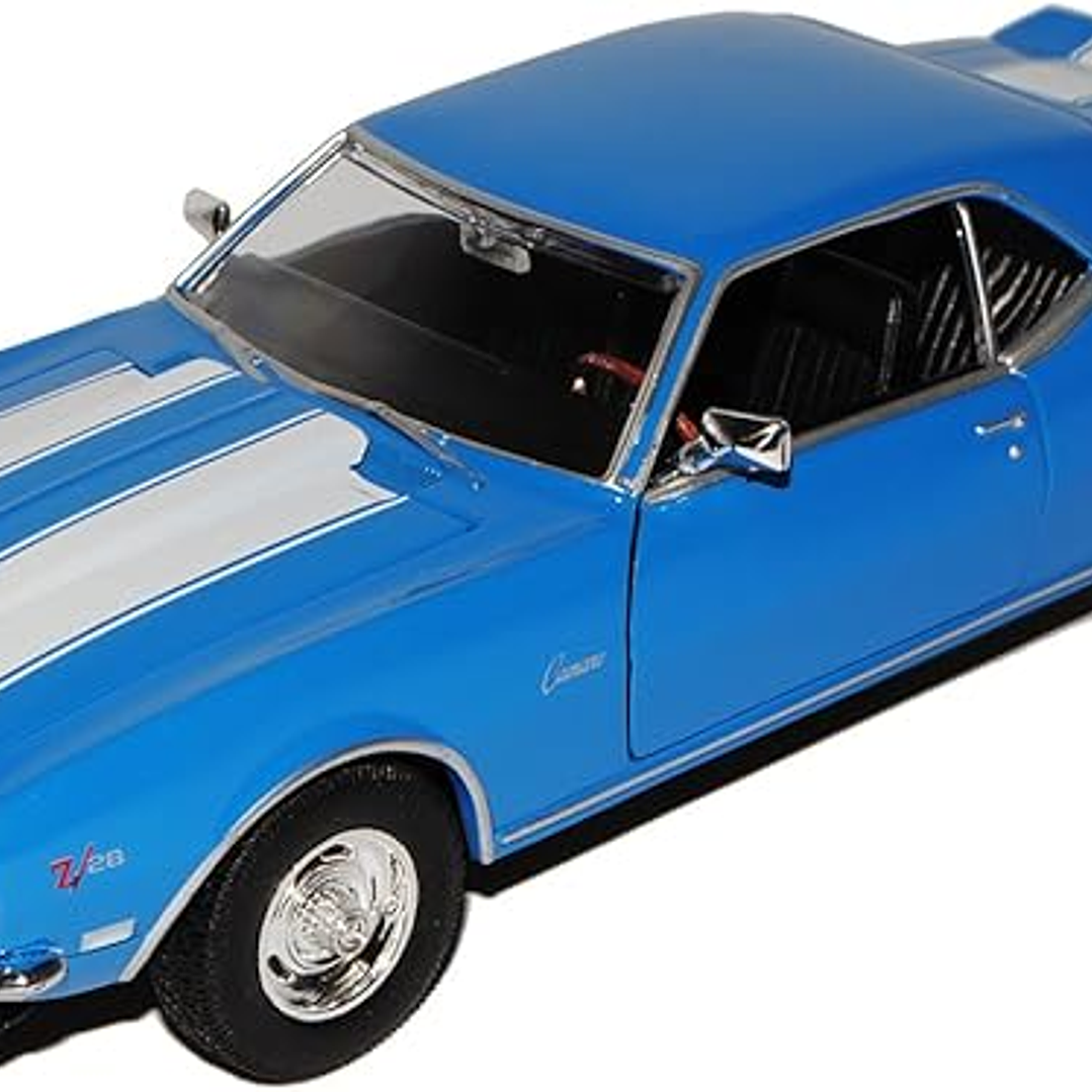 Chevrolet Camaro Z28 1968 AZUL WELLY ESCALA 1/24 2