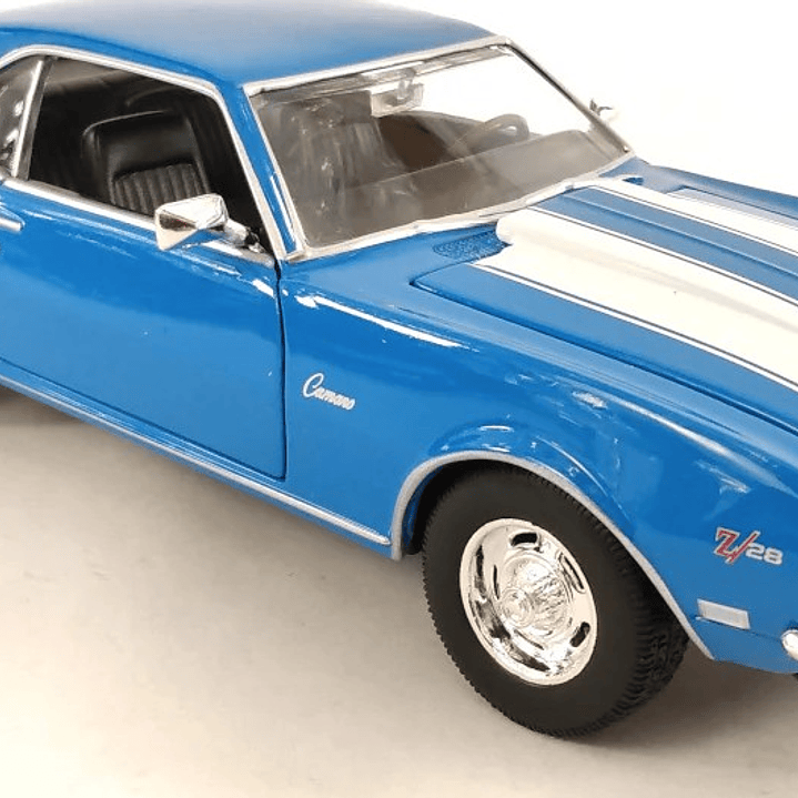 Chevrolet Camaro Z28 1968 AZUL WELLY ESCALA 1/24 4