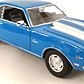 Chevrolet Camaro Z28 1968 AZUL WELLY ESCALA 1/24 - Miniatura 4