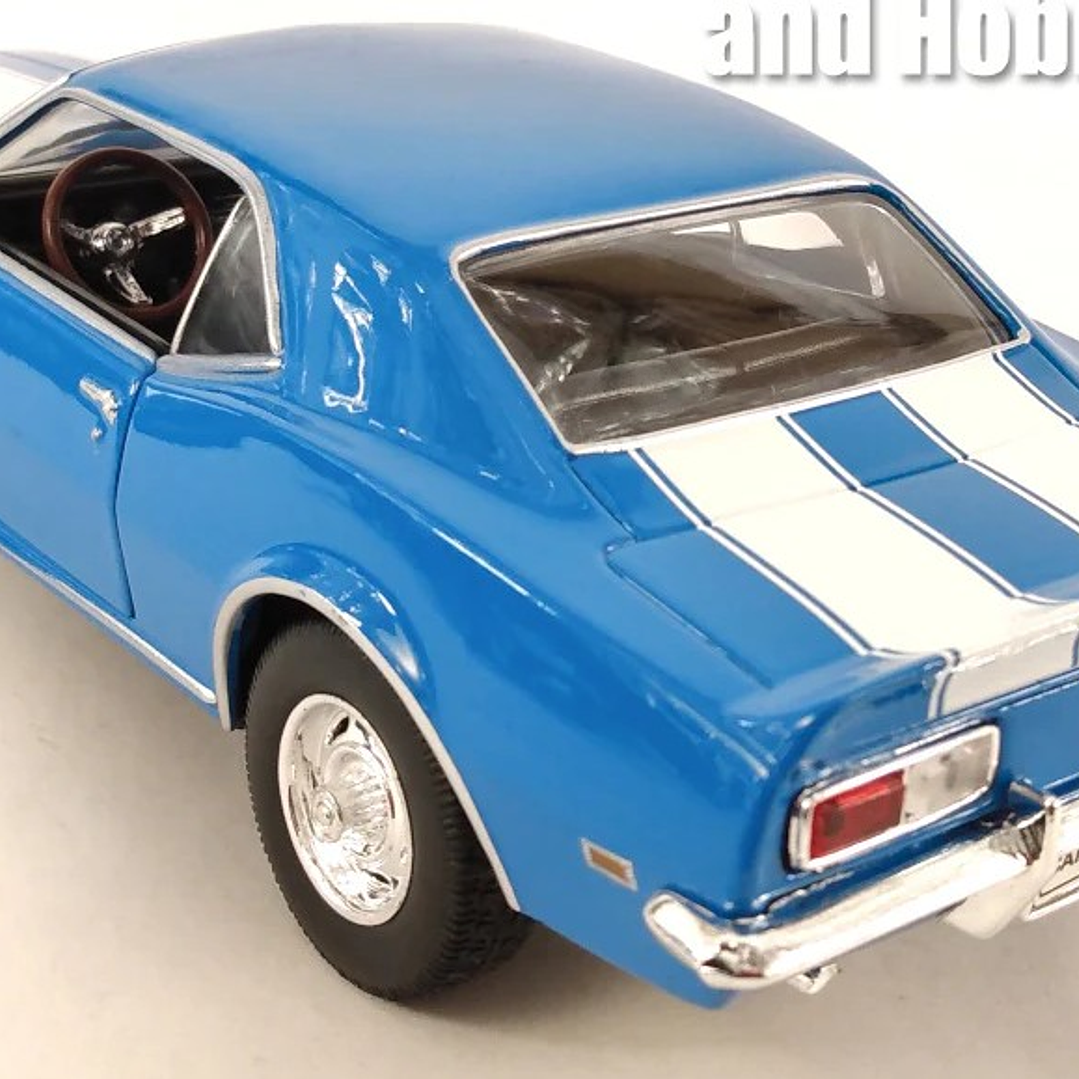 Chevrolet Camaro Z28 1968 AZUL WELLY ESCALA 1/24 6