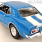 Chevrolet Camaro Z28 1968 AZUL WELLY ESCALA 1/24 - Miniatura 6