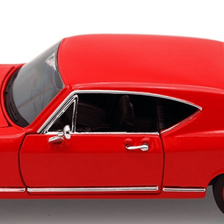Chevrolet CHEVELLE ROJO 1968 Marca WELLY ESCALA 1/24 1