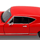 Chevrolet CHEVELLE ROJO 1968 Marca WELLY ESCALA 1/24 - Miniatura 1