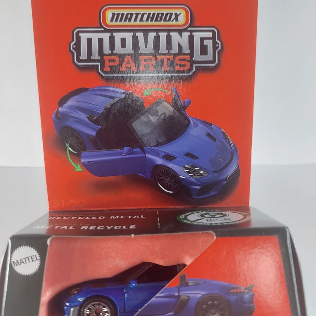 PORSCHE 718 SPYDER Matchbox, Escala 1-64 1