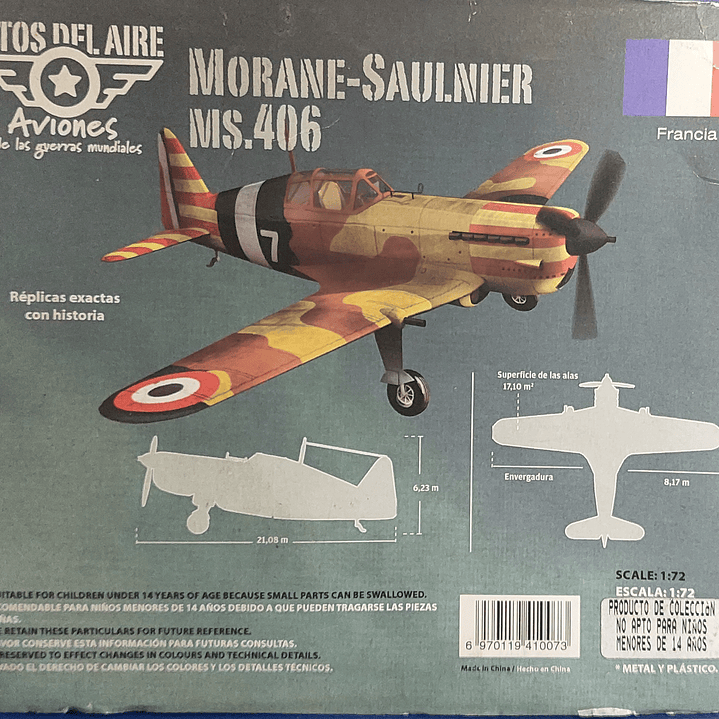 Morane Saulnier ms 406 Escala 1/72 Mito  Del Aire 2