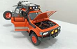TOYOTA LC80, MARCA CHE ZHI, ESCALA 1/24 NARANJA
