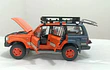 TOYOTA LC80, MARCA CHE ZHI, ESCALA 1/24 NARANJA