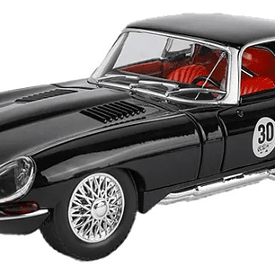 Jaguar E TYPE, NEGRO Escala 1/24 MARCA CHINA LEDS-