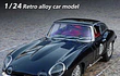 Jaguar E TYPE, NEGRO Escala 1/24 MARCA CHINA LEDS-