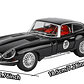 Jaguar E TYPE, NEGRO Escala 1/24 MARCA CHINA LEDS- - Miniatura 5