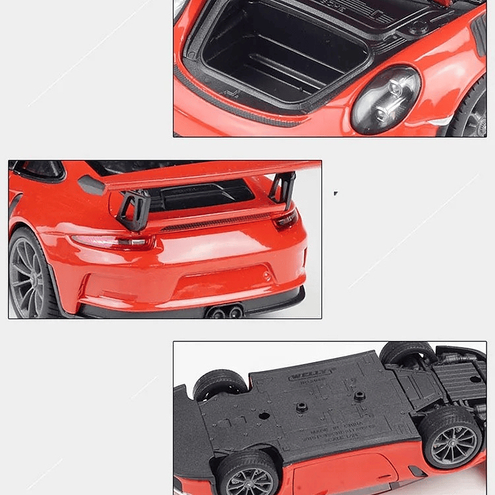 Porsche 911 gt3 RS, welly, Escala 1-24 2
