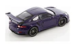 Porsche 911 gt3 RS purpura , welly, Escala 1-24