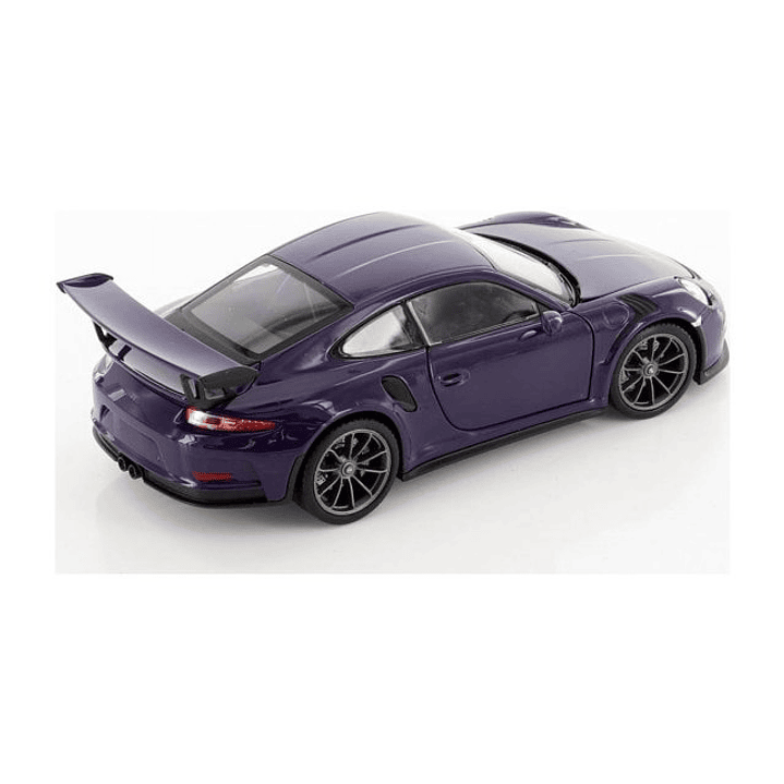 Porsche 911 gt3 RS purpura , welly, Escala 1-24 2