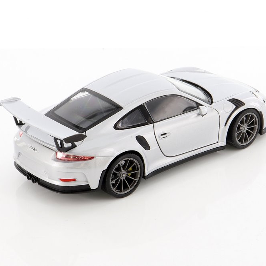 Porsche 911 gt3 RS Plateado , welly, Escala 1-24 4