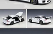 Porsche 911 gt3 RS blanco, welly, Escala 1-24