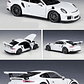 Porsche 911 gt3 RS blanco, welly, Escala 1-24 - Miniatura 3