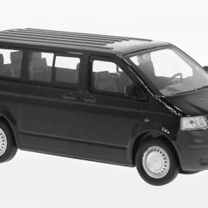 Volkswagen T5 negro marca Cararama, Escala 1:43 2
