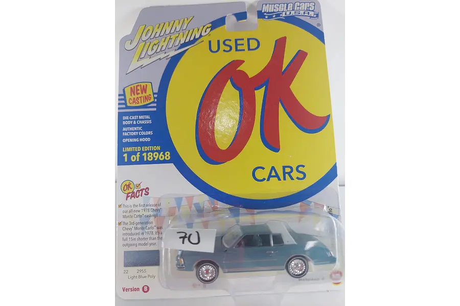 Chevrolet MonteCarlo 1/64 , JOHNNY LIGHTHING-