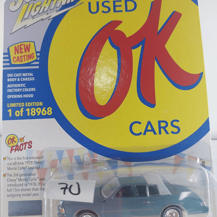 Chevrolet MonteCarlo 1/64 , JOHNNY LIGHTHING- 1
