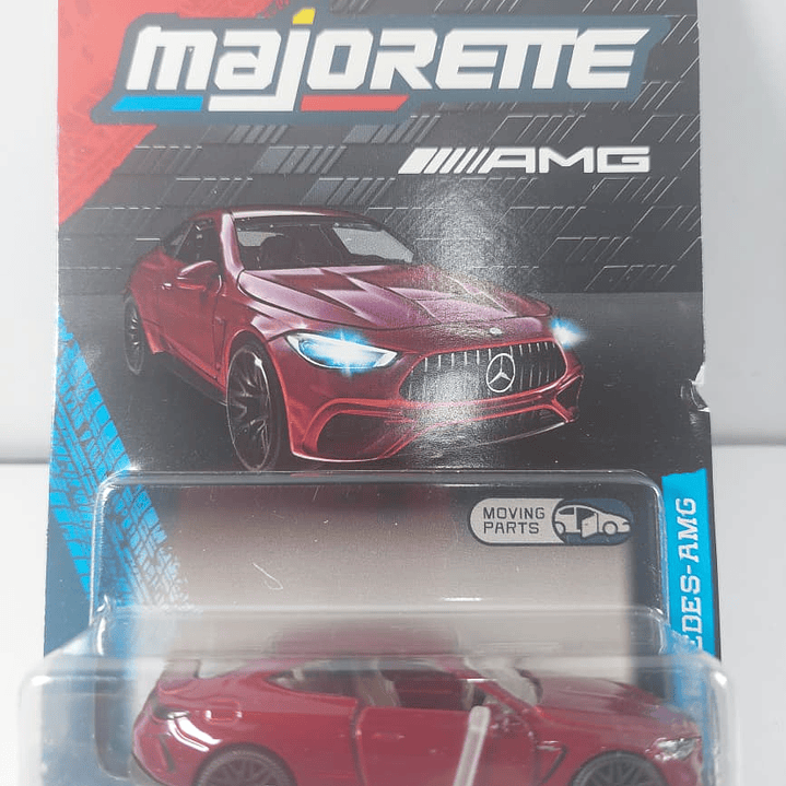 Mercedes Benz AMG CLE 53 ROJO Escala 1/64 Marca Majorette 1
