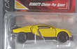 Bugatti Chiron pur sport Majorette escala 1/64 amarillo