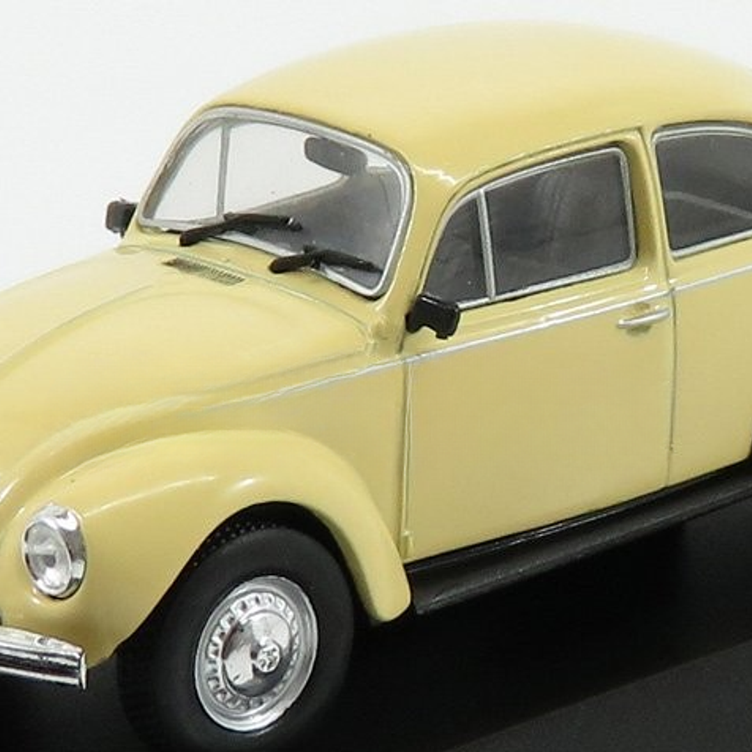 Volkswagen escarabajo 1300L 1980 amarillo, Ixo, Escala 1-43- 1