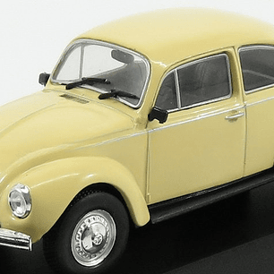 Volkswagen escarabajo 1300L 1980 amarillo, Ixo, Escala 1-43-