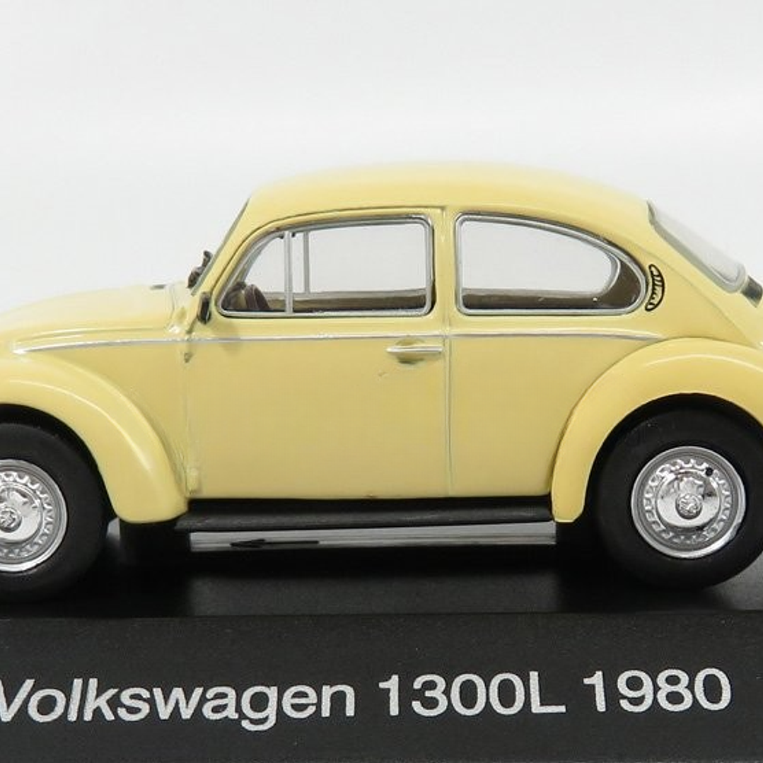 Volkswagen escarabajo 1300L 1980 amarillo, Ixo, Escala 1-43- 3