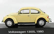 Volkswagen escarabajo 1300L 1980 amarillo, Ixo, Escala 1-43-