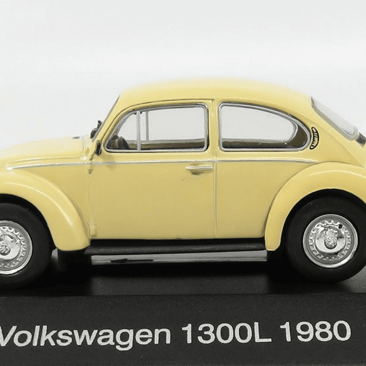 Volkswagen escarabajo 1300L 1980 amarillo, Ixo, Escala 1-43- 3
