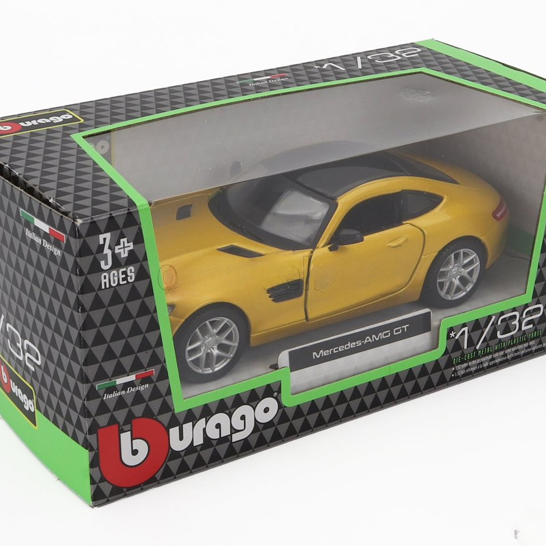 Mercedes Benz AMG GT (C190) 2016, Escala 1/32 burago 3