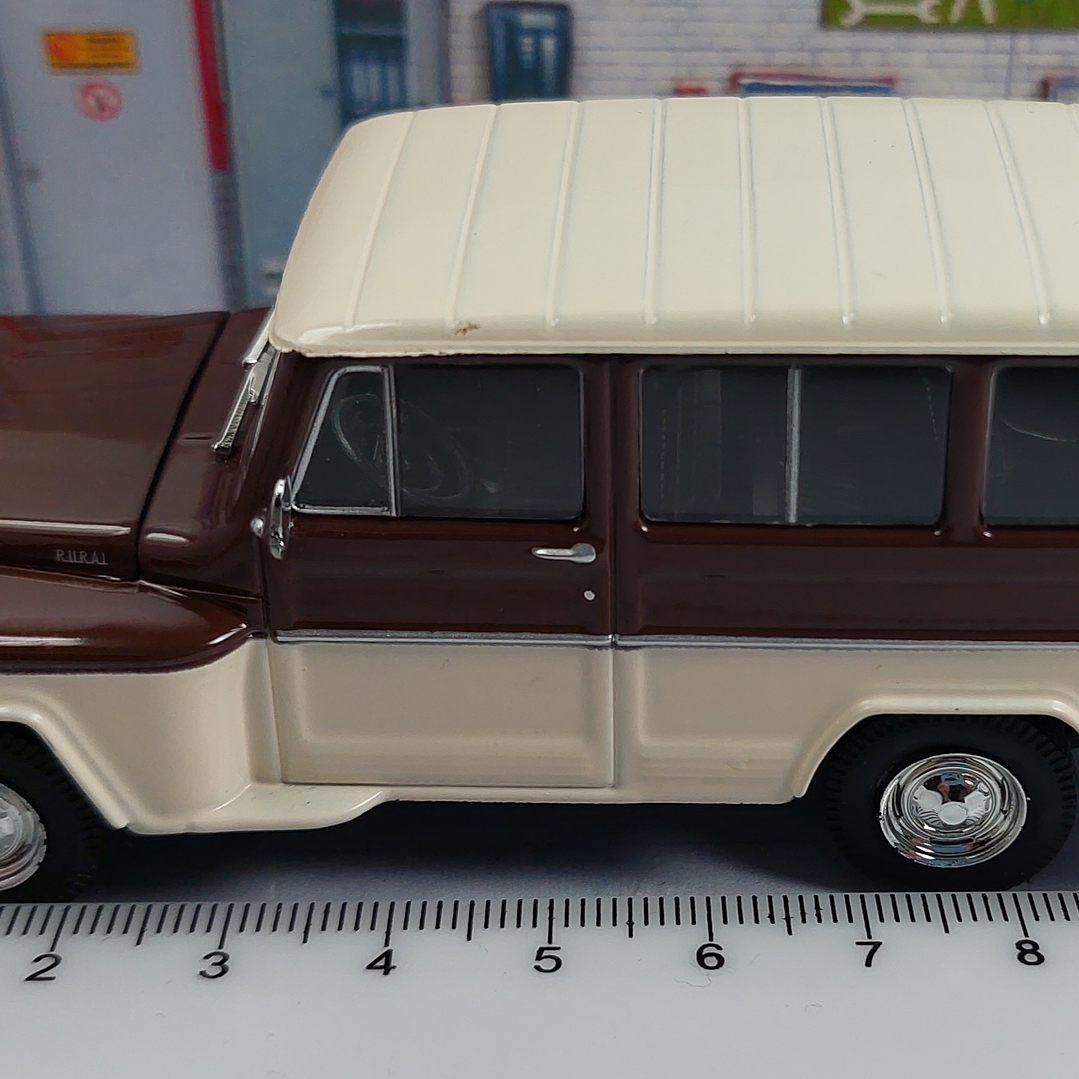 Jeep Willys Rural, Carro A Escala 1/43 Marca Ixo 3