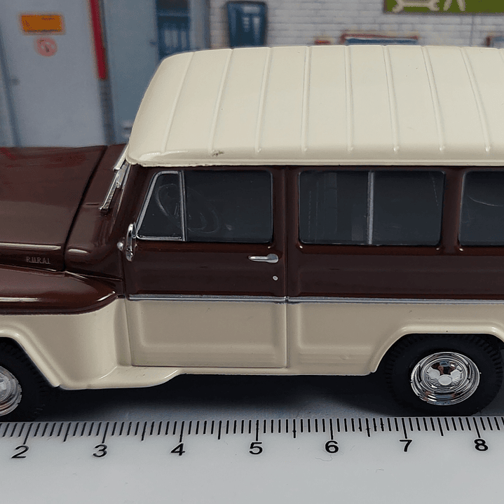 Jeep Willys Rural, Carro A Escala 1/43 Marca Ixo 3