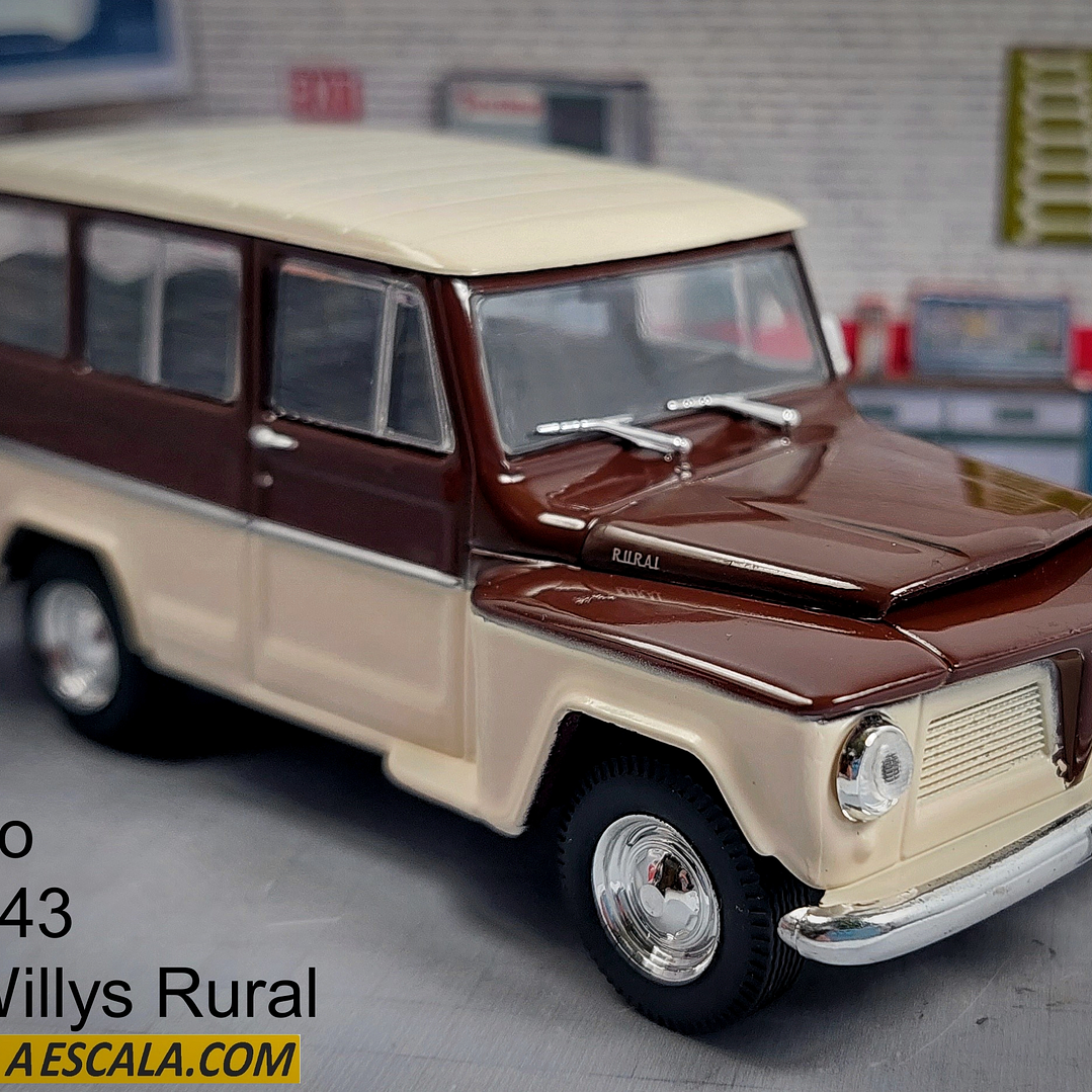Jeep Willys Rural, Carro A Escala 1/43 Marca Ixo 5