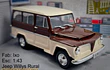 Jeep Willys Rural, Carro A Escala 1/43 Marca Ixo