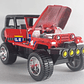 Jeep wrangler Escala 1/32, marca Sunny side ,rojo - Miniatura 1