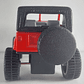 Jeep wrangler Escala 1/32, marca Sunny side ,rojo - Miniatura 2