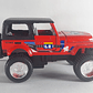 Jeep wrangler Escala 1/32, marca Sunny side ,rojo - Miniatura 3